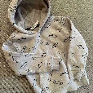 Kids Skateboard Print Hoodie